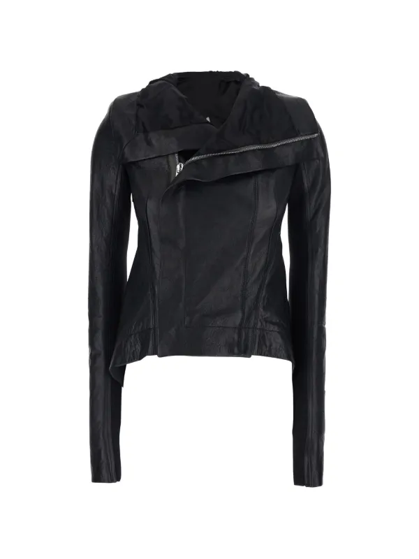 トップス rick Rick Owens DRKSHDW Asymmetric Cotton Zipped Hoodie | Black | FARFETCH