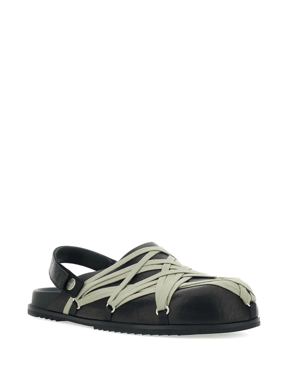 Rick Owens Temple Megalace mules Zwart