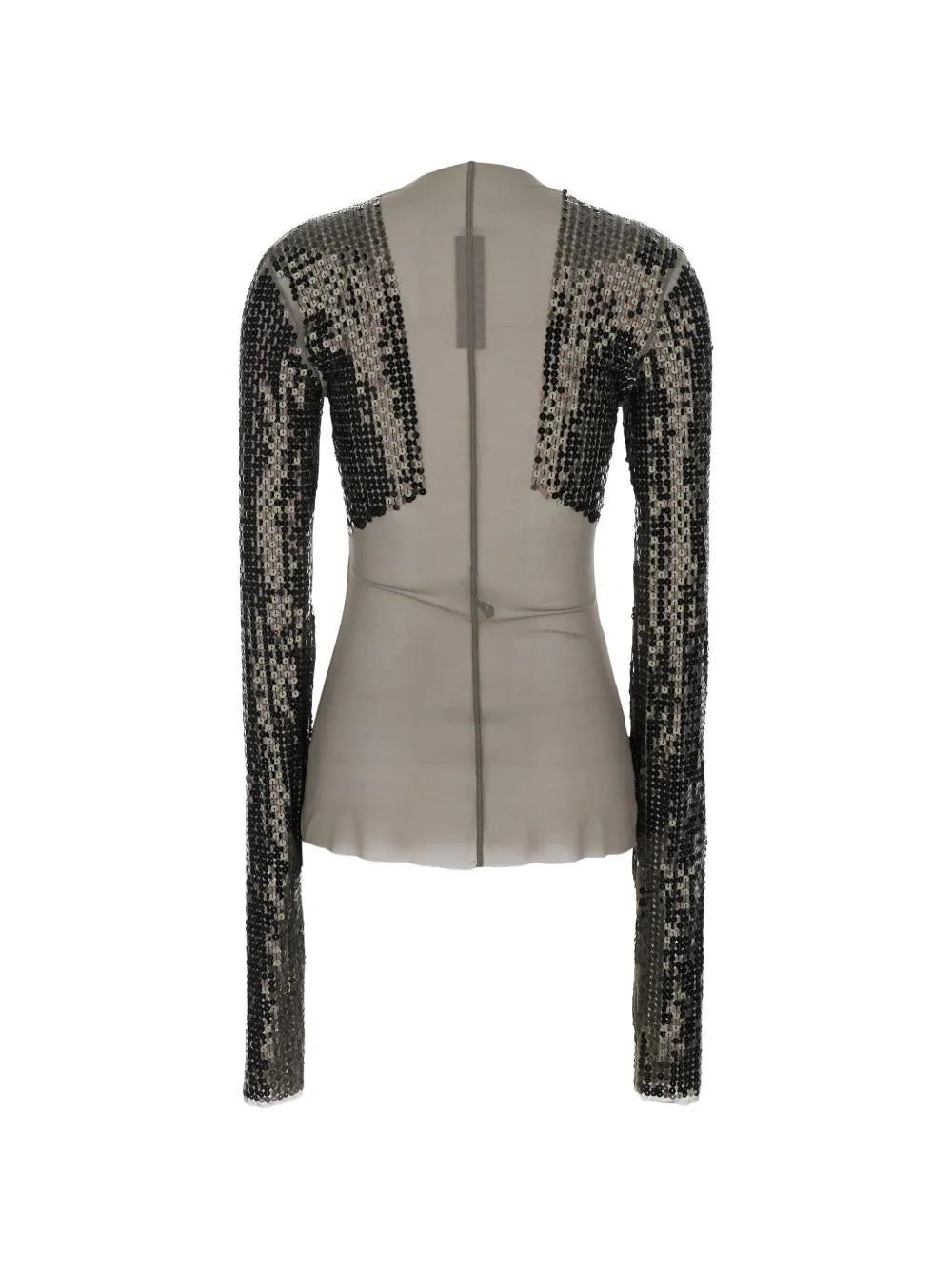  Rick Owens Sequin-embellished Top - Grey 