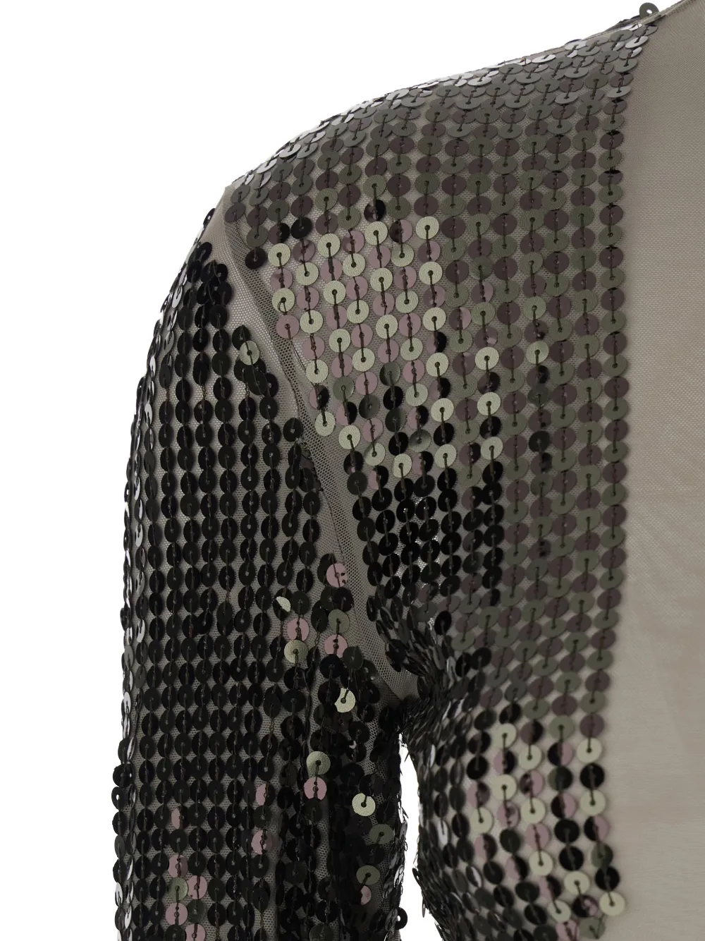  Rick Owens Sequin-embellished Top - Grey 