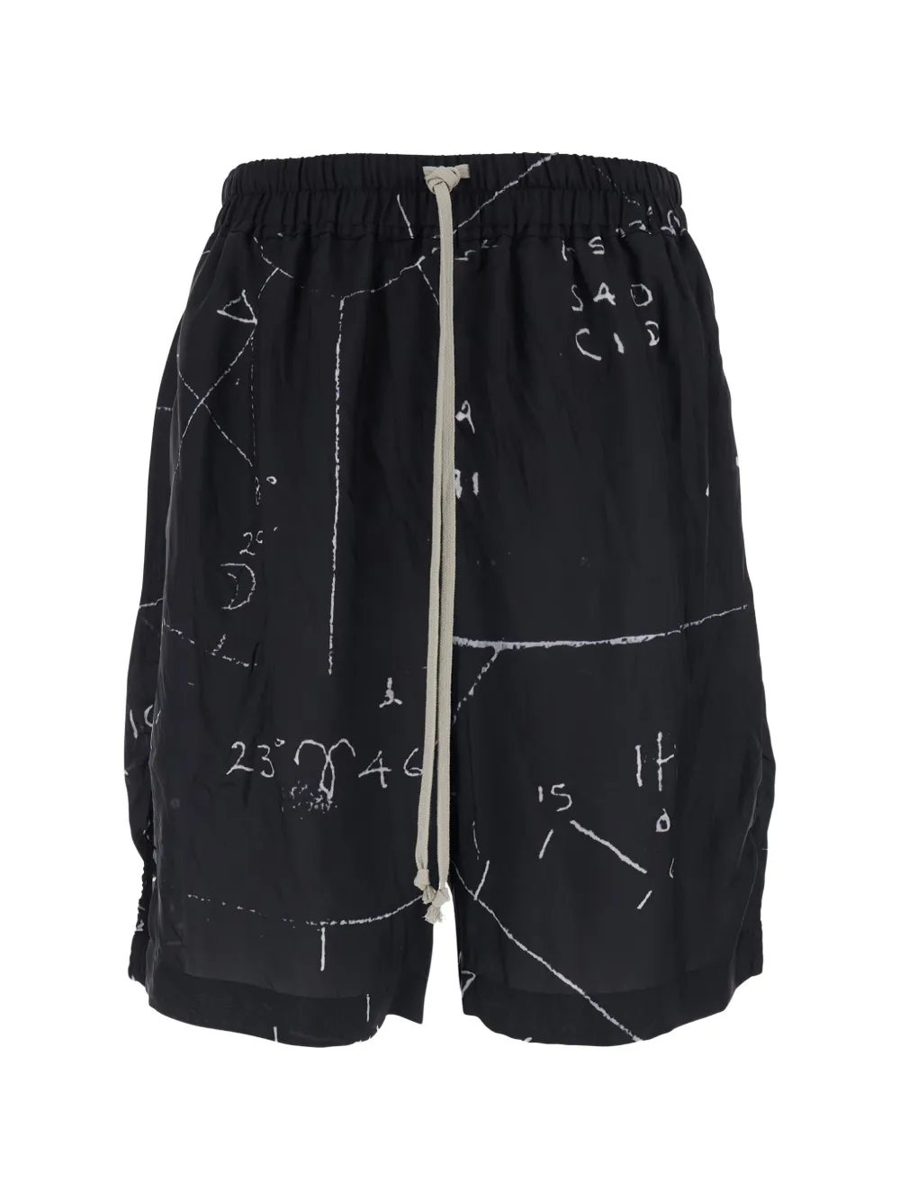 Rick Owens drawstring-fastening shorts - Nero