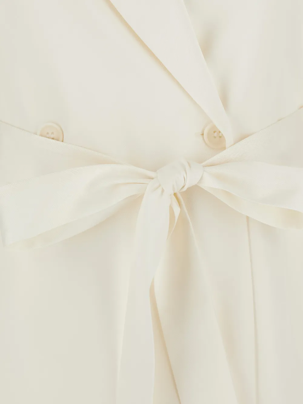  P.a.r.o.s.h. Tie-waist Jacket - White 