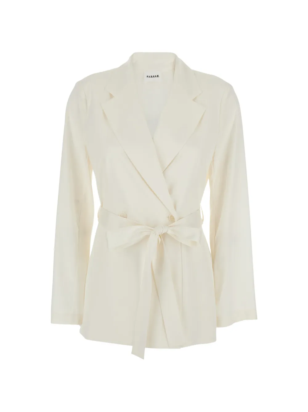 P.A.R.O.S.H. belted blazer - Bianco