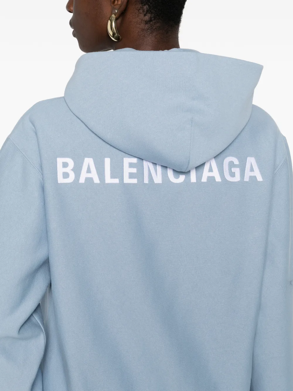 Balenciaga Ela's hoodie Blauw