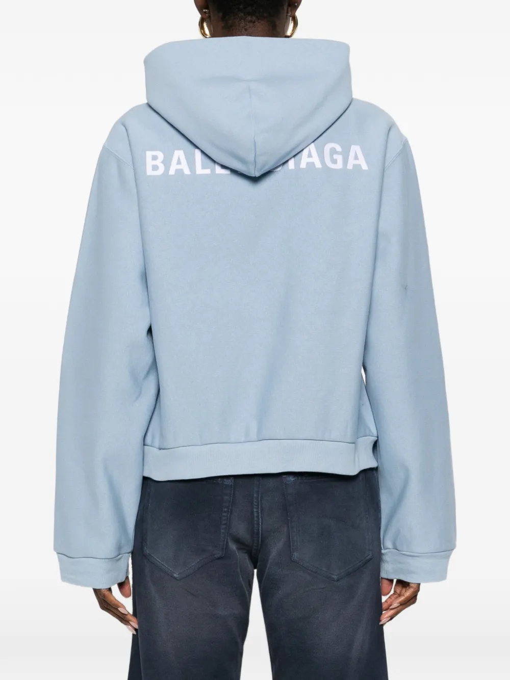 Balenciaga Ela's hoodie Blauw
