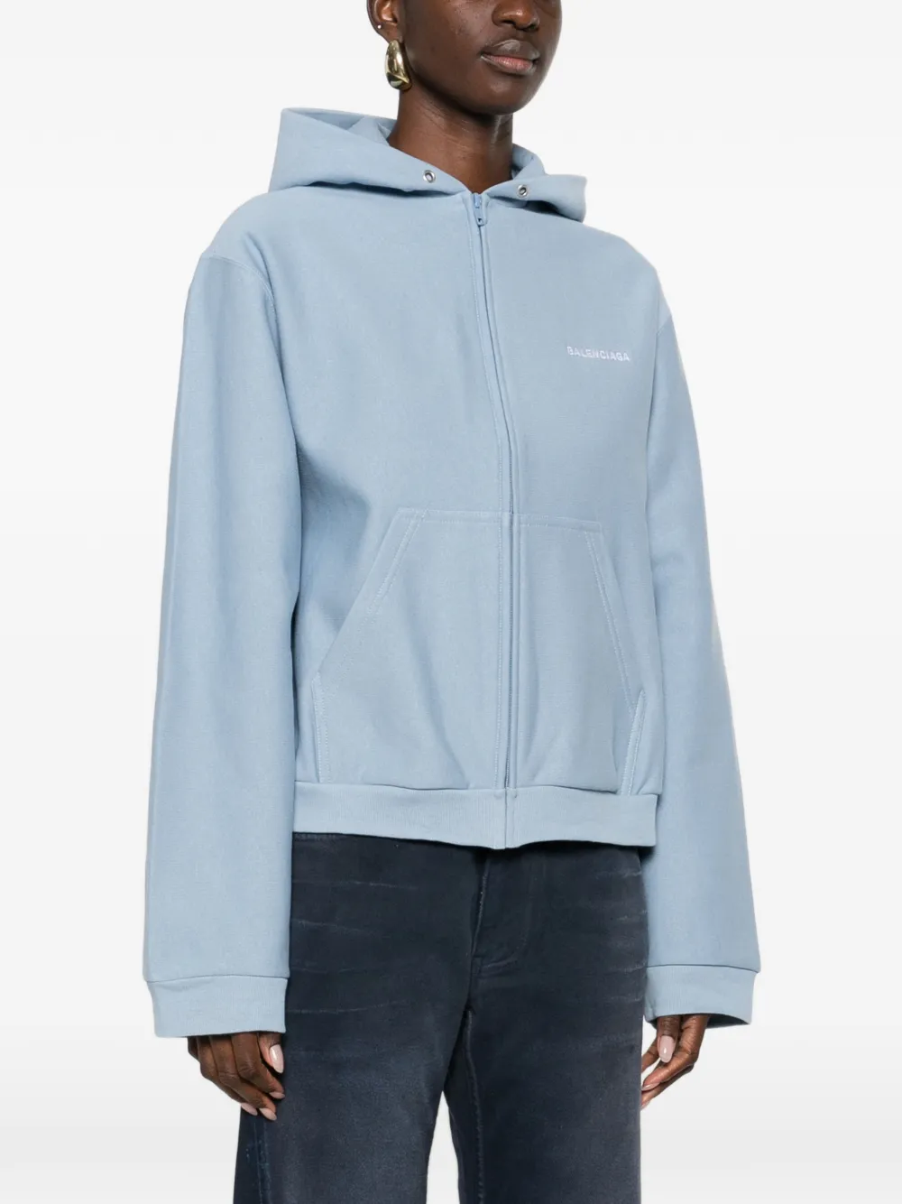 Balenciaga Ela's hoodie Blauw
