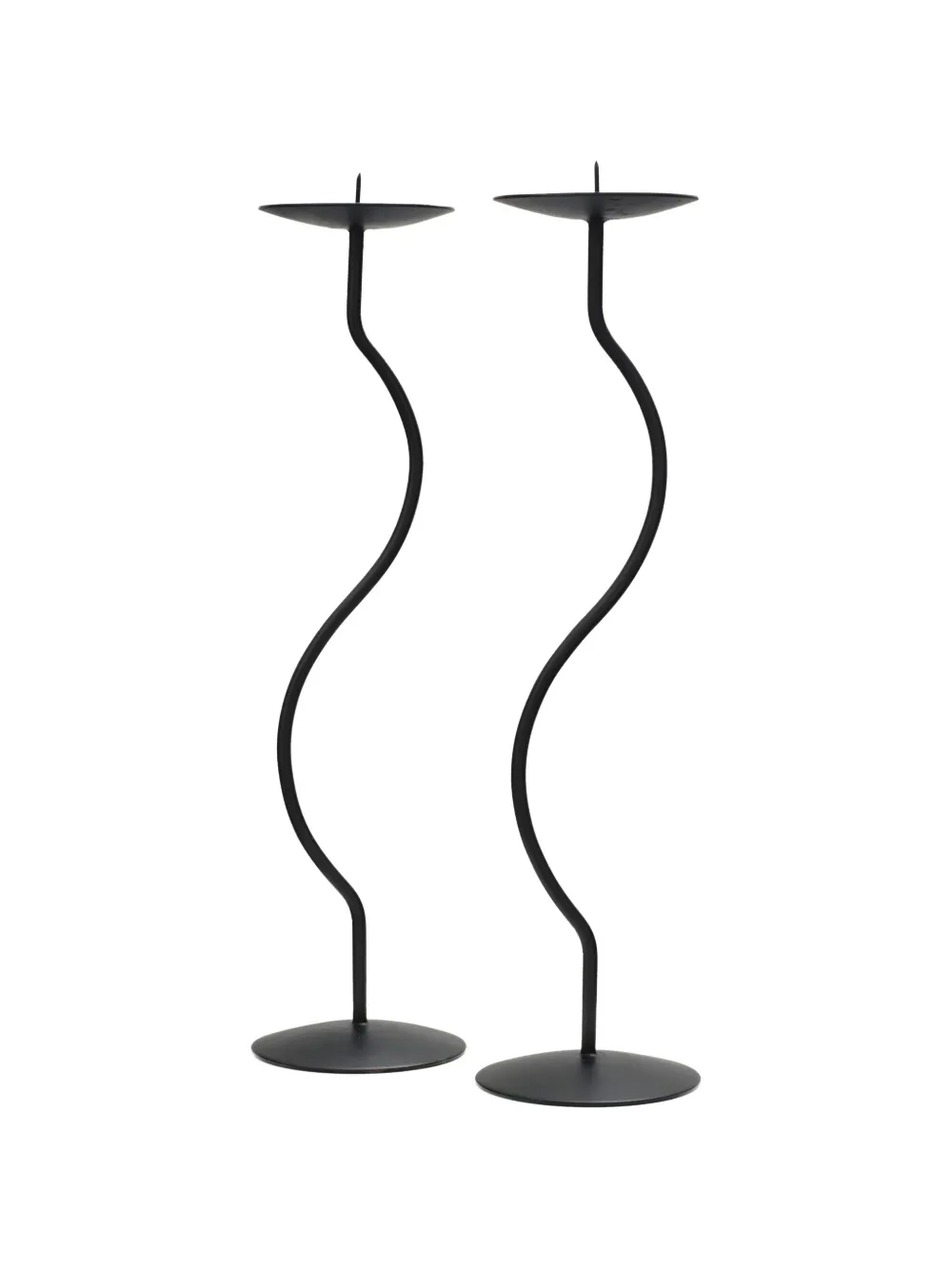 Fourth Street Dancing Duo candlesticks holder (set of two) - Nero