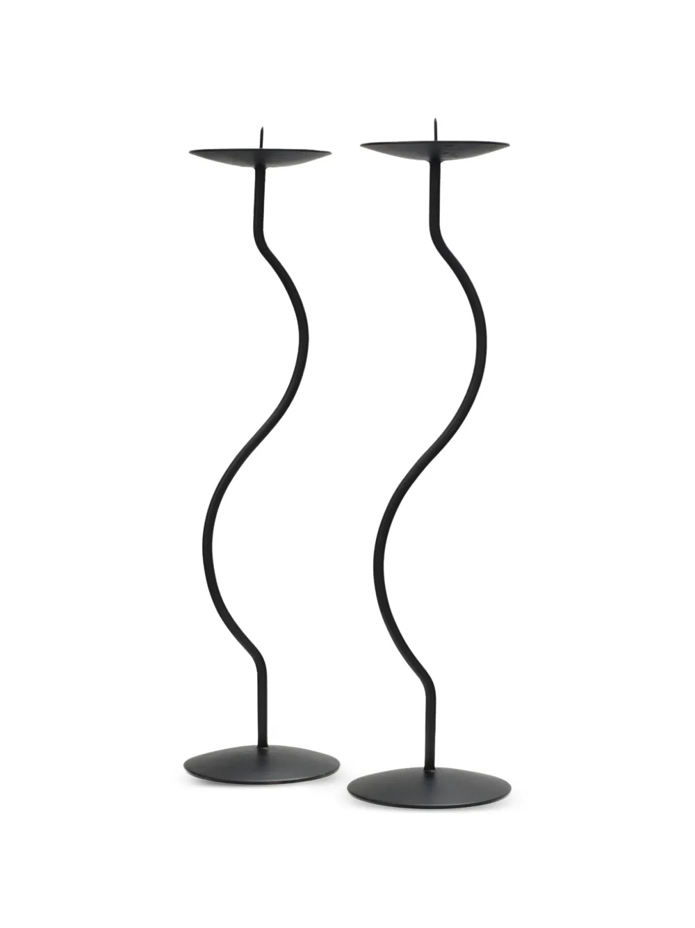 Fourth Street Dancing Duo candlesticks holder (set of two) - Nero