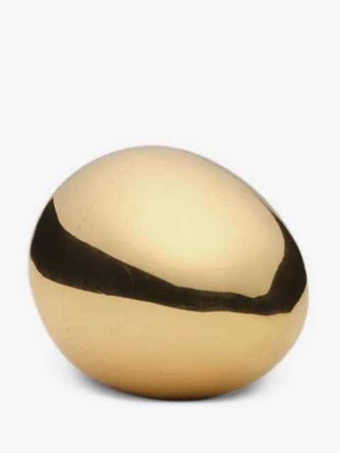 Fourth Street polished egg paperweight