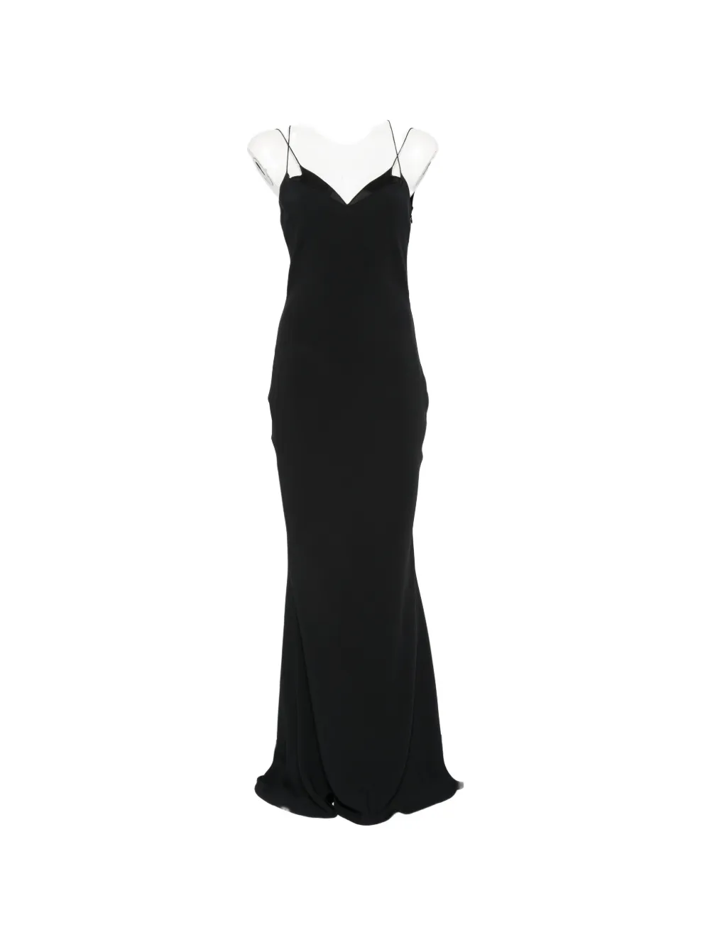 TOM FORD double-strap bias-cut dress - Nero