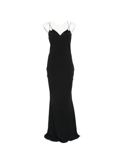 TOM FORD double-strap bias-cut dress