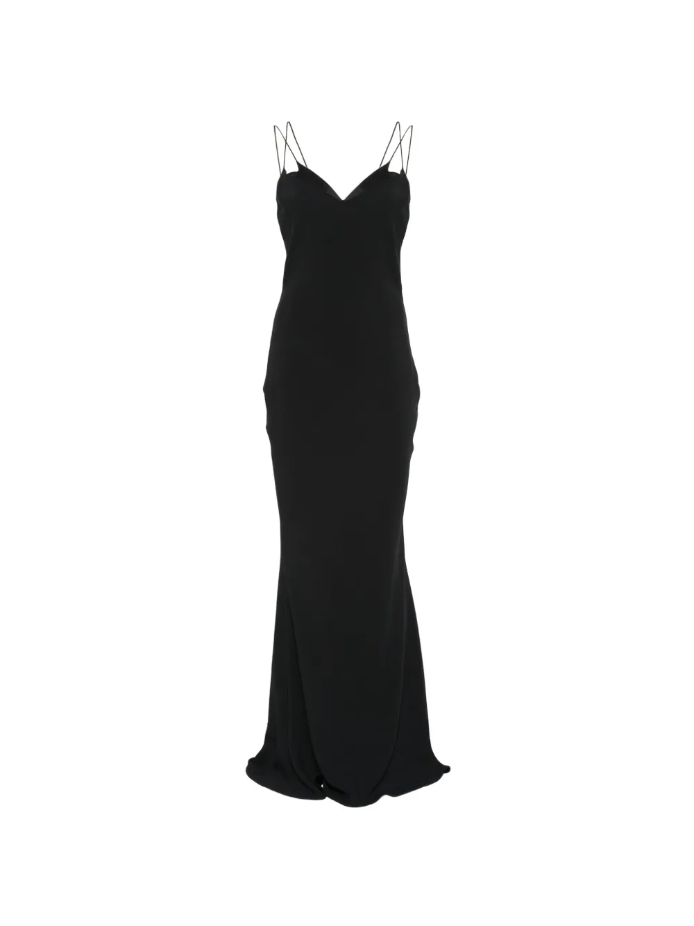 TOM FORD double-strap bias-cut dress - Black