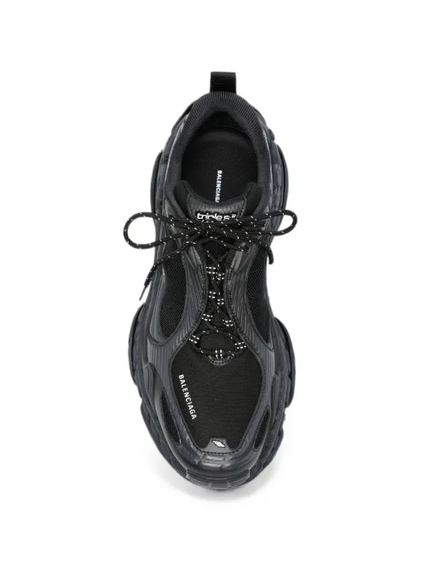 BALENCIAGA Triple S ブラック スニーカー 38 Balenciaga Triple S 2 lace-up Sneakers | Black | FARFETCH