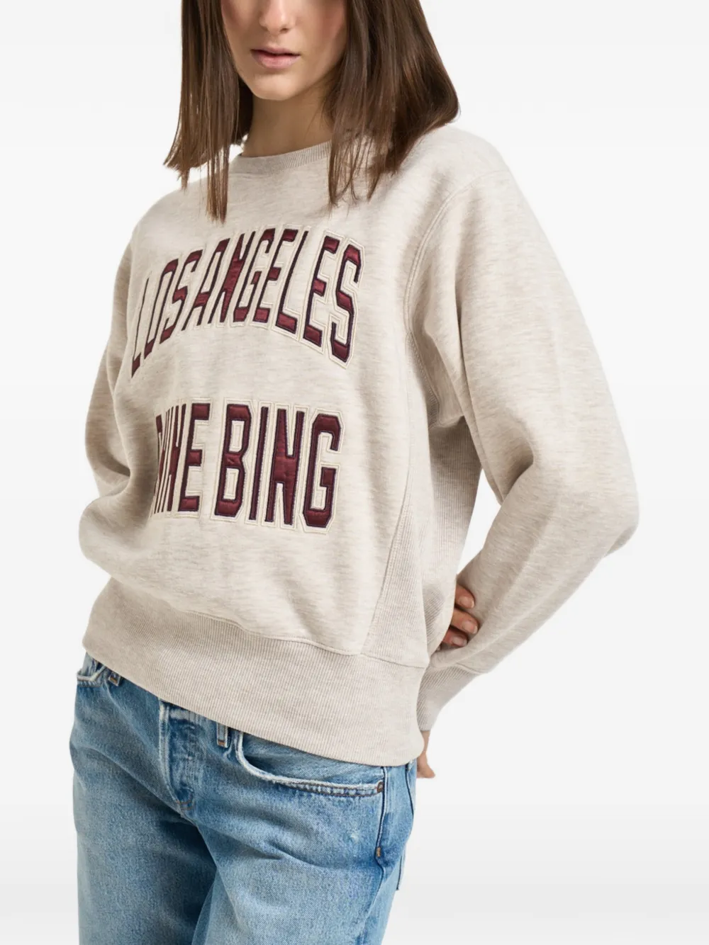  Anine Bing Crewneck Sweater - Neutrals 