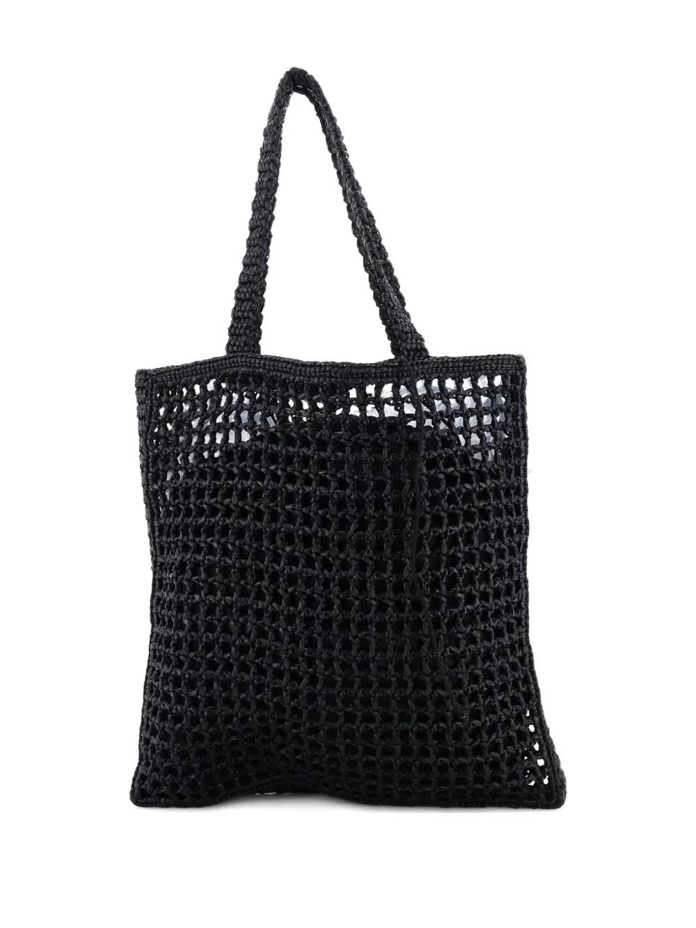 Prada Pre-Owned Triangle Logo Open Raffia tote bag | Pre-Owned | Image 2