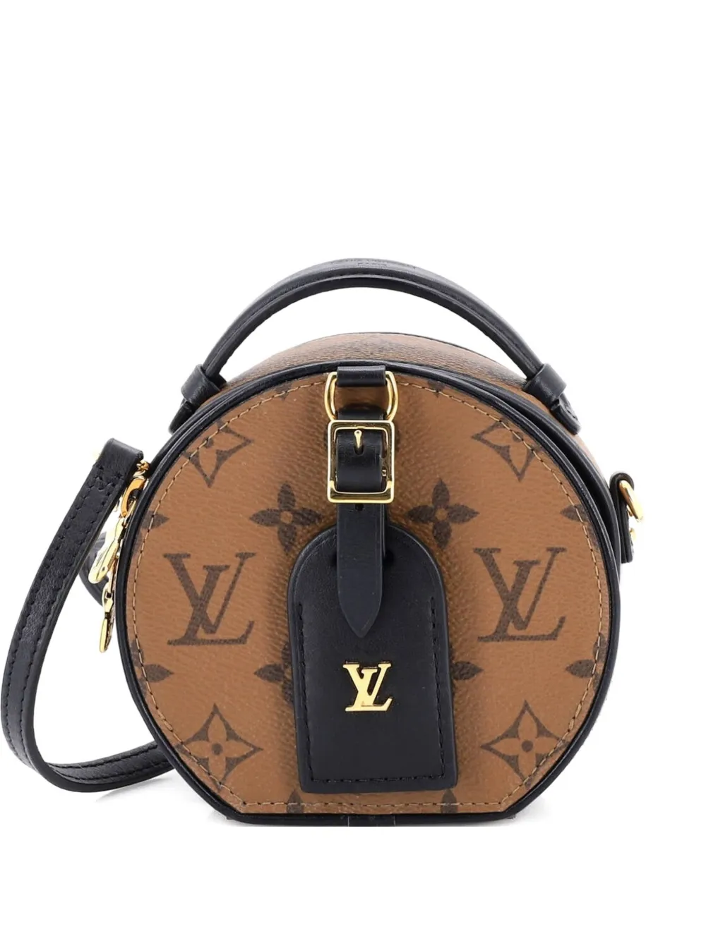 Louis Vuitton Pre-Owned Mini Boite Chapeau Bag Reverse Monogram Canvas crossbody bag - Marrone