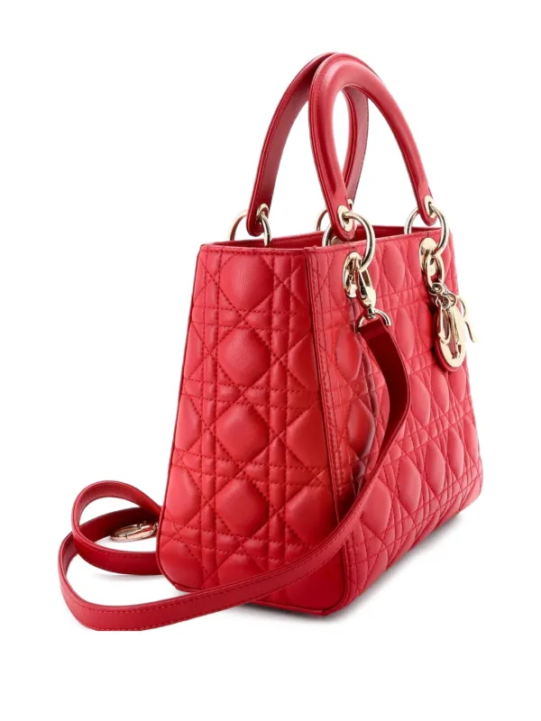 Christian Dior Pre-Owned レディ ディオール バッグ カナージュ