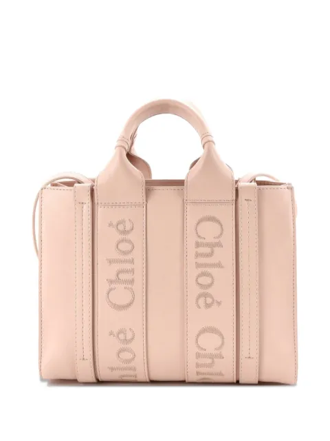 Chloé Pre-Owned Woody Convertible Leather Small tote bag