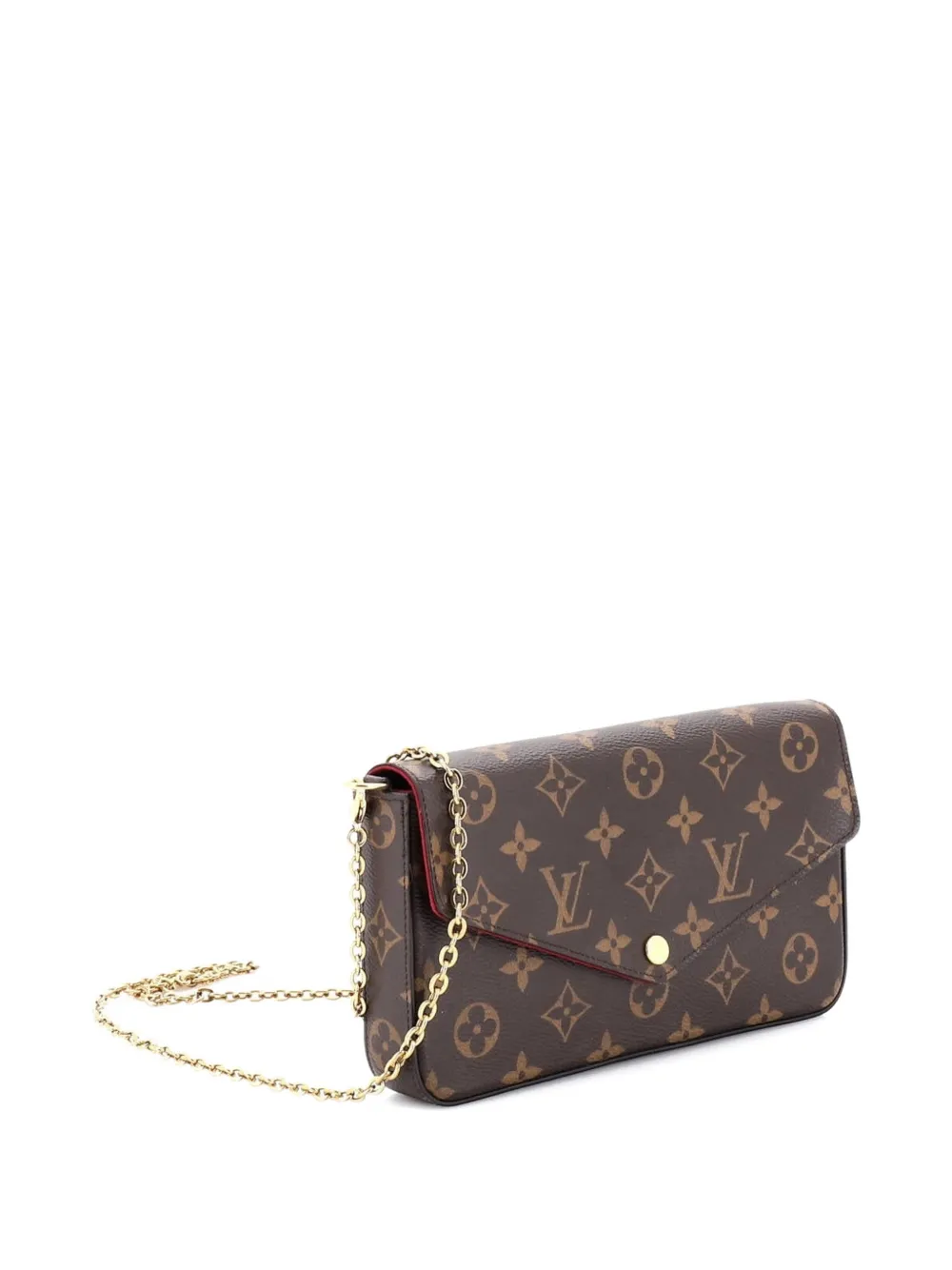 Louis Vuitton Pre-Owned Borsa a tracolla Felicie Pochette con monogramma - Marrone