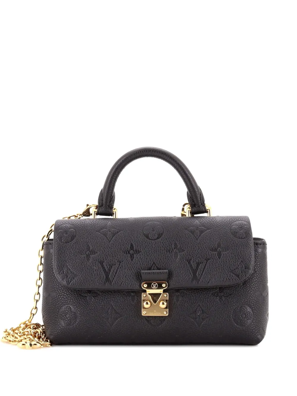 Louis Vuitton Pre-Owned Borsa a mano Madeleine nano in pelle Empreinte con monogramma - Nero