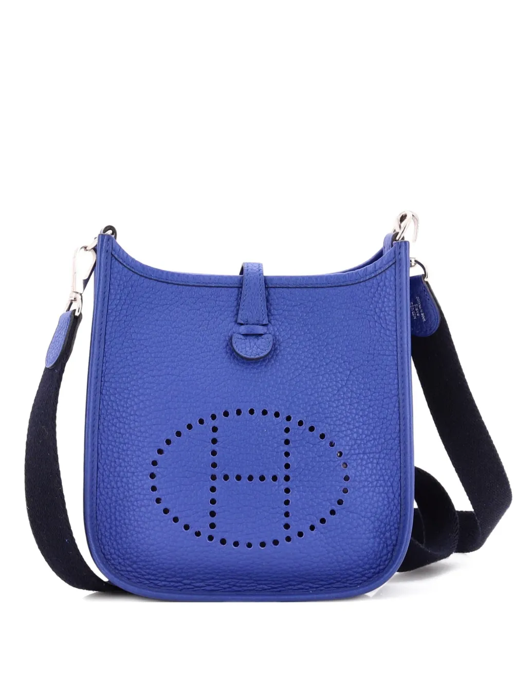 Hermès Pre-Owned Borsa a tracolla Evelyne Bag Gen III Clemence TPM - Blu