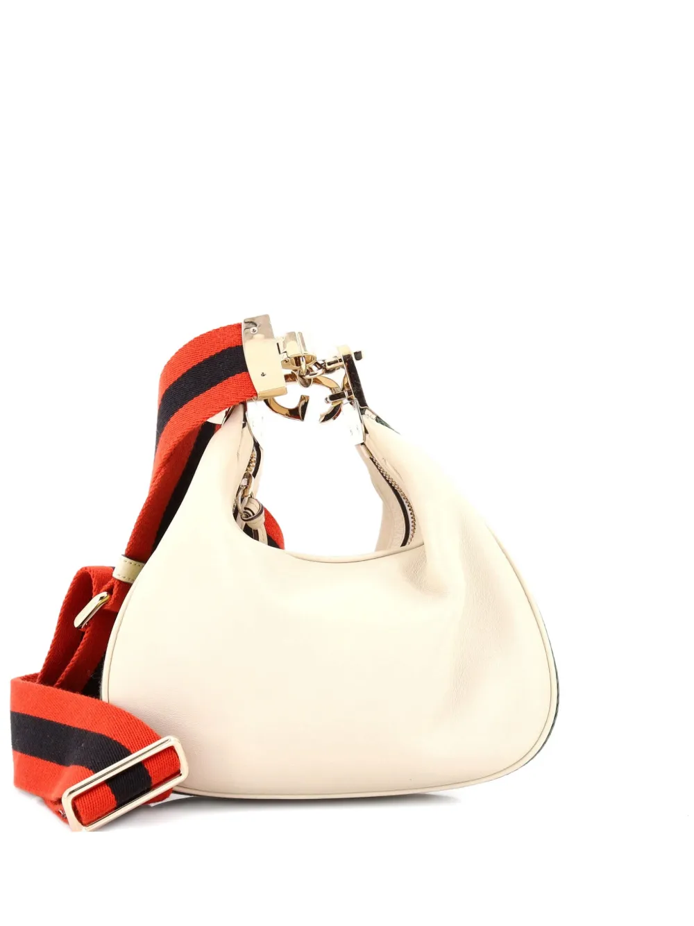 Gucci Pre-Owned Kleine Attache Umhängetasche aus Leder - Nude