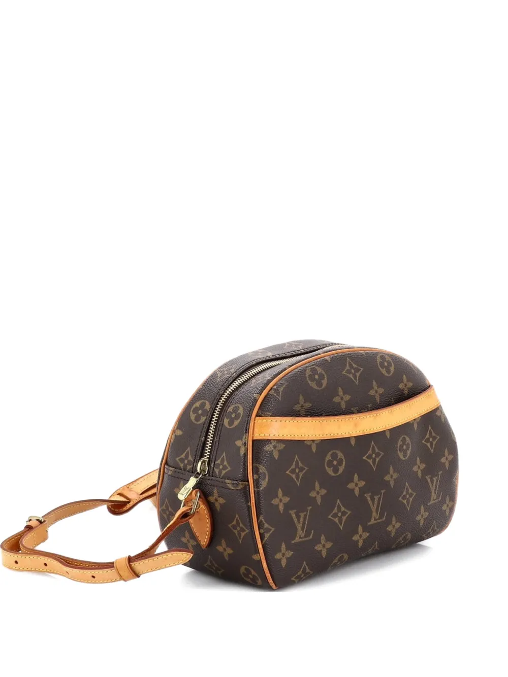 Louis Vuitton Pre-Owned Borsa a mano Blois in tela con monogramma e tracolla - Marrone