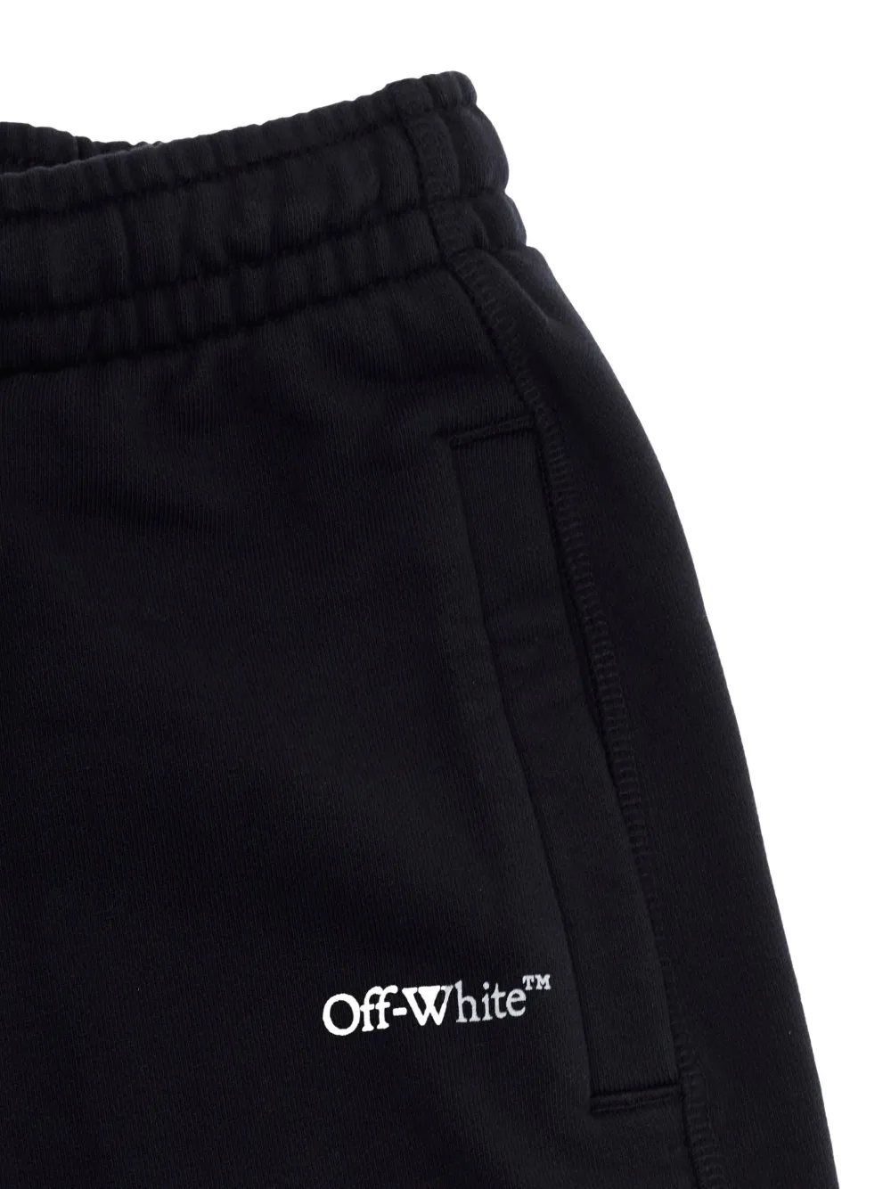 Off-White Kids Bookish Diagonal trainingsbroek Zwart