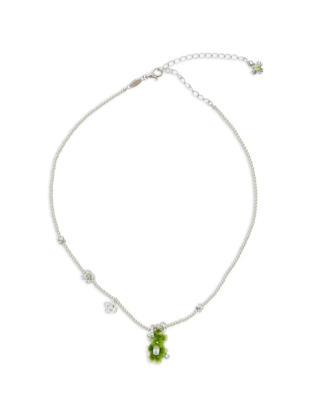 YVMIN flower pendant necklace - Argento
