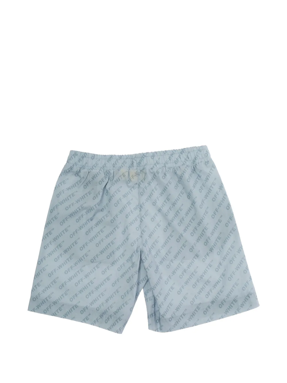  Off-white Kids Logo-print Shorts - Blue 