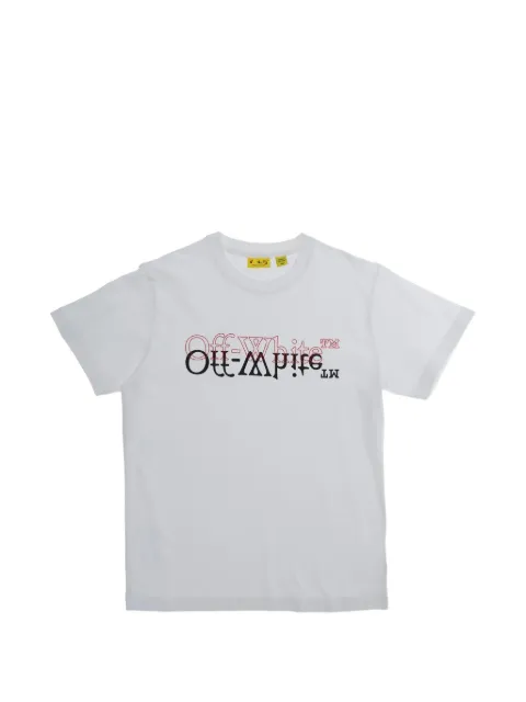 Off-White Kids футболка с логотипом