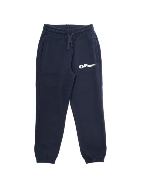 Off-White Kids drawstring logo-print track pants