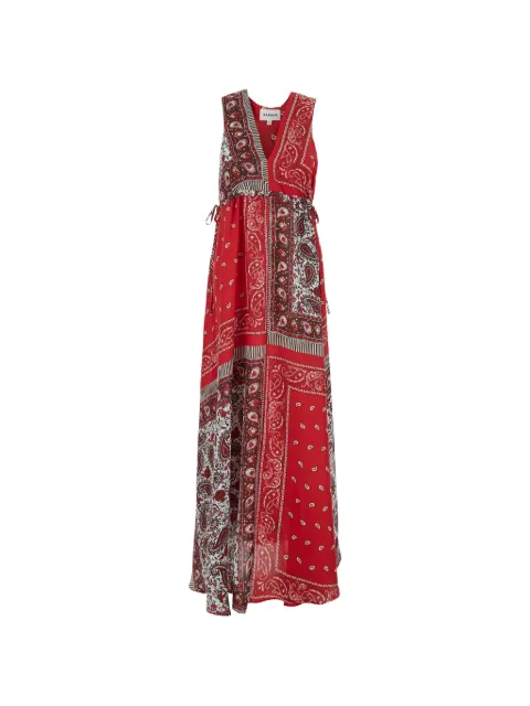 P.A.R.O.S.H. V-neck paisley maxi dress