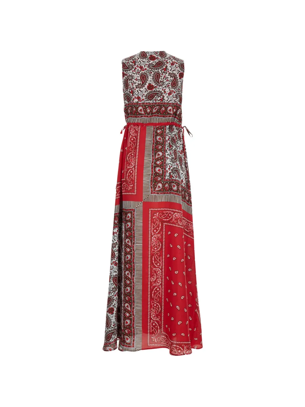  P.a.r.o.s.h. V-neck Paisley Maxi Dress - Red 