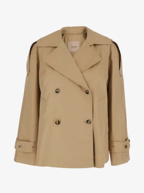 TWINSET chamarra con doble botonadura