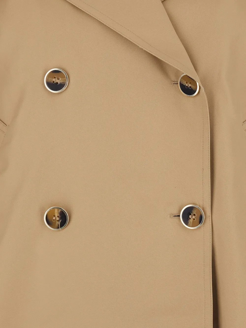 TWINSET Jack met dubbele rij knopen Beige