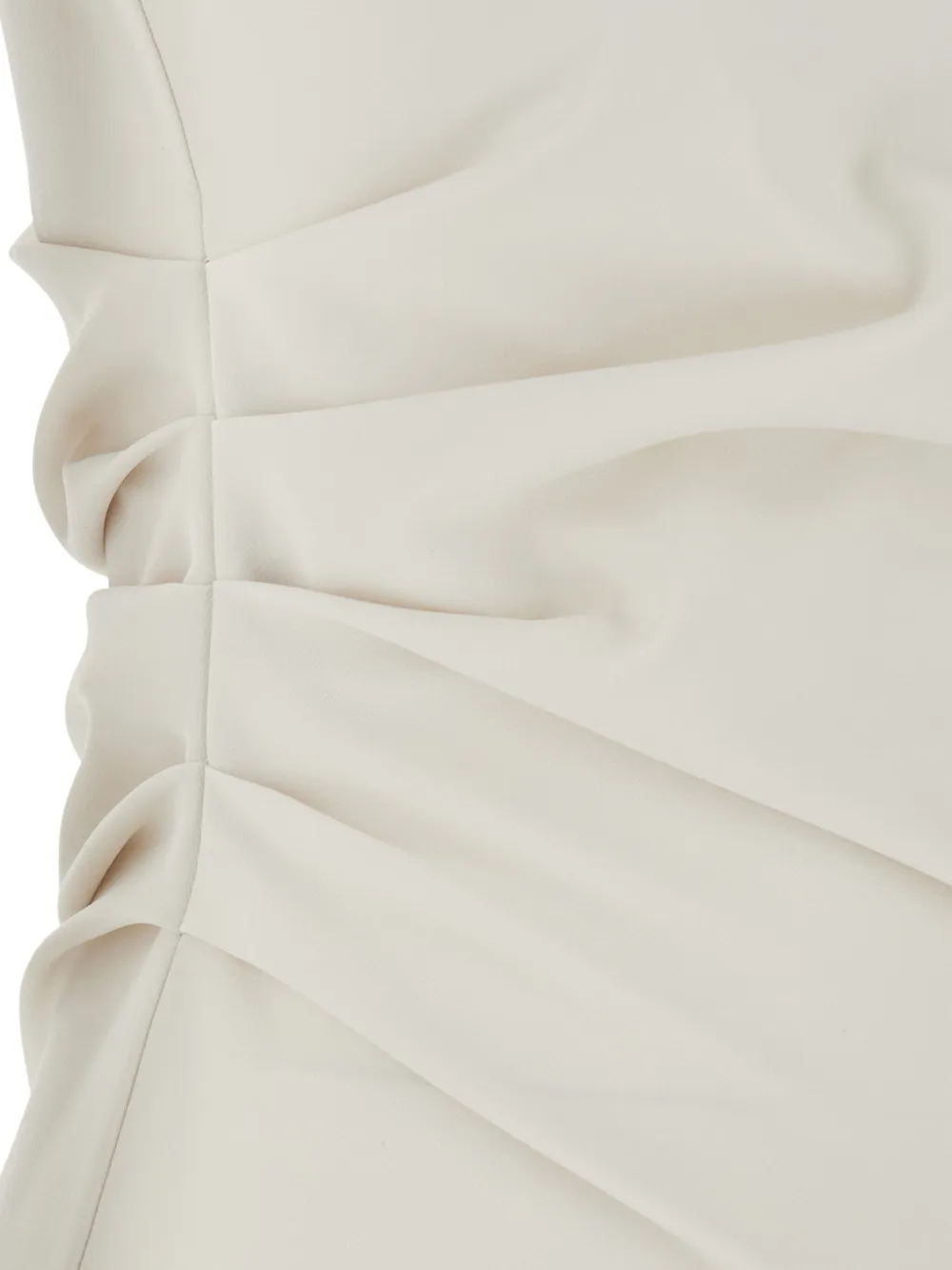 P.A.R.O.S.H. Midi-jurk met gedrapeerd detail Beige