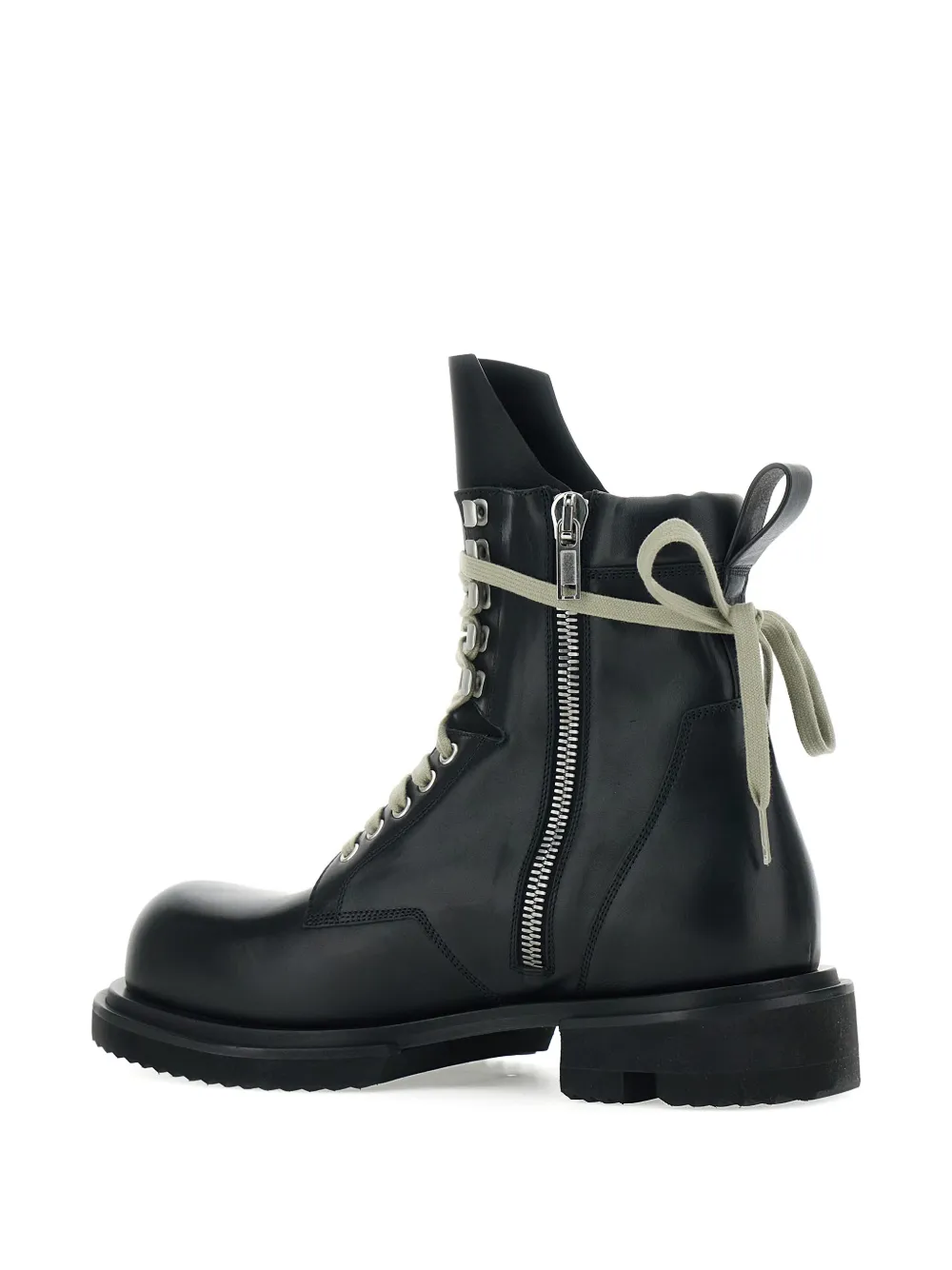 Rick Owens Low Army veterlaarzen met chunky zool Zwart
