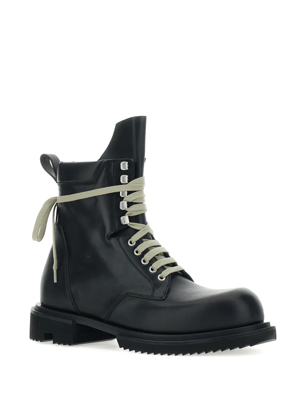 Rick Owens Low Army veterlaarzen met chunky zool Zwart