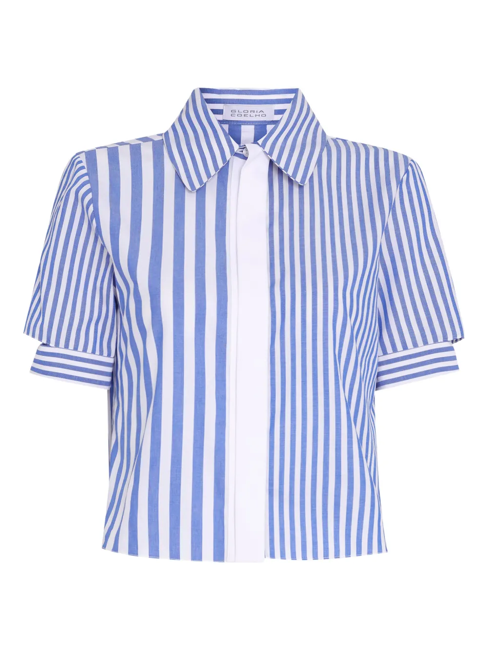 Gloria Coelho Camicia a righe - Blu