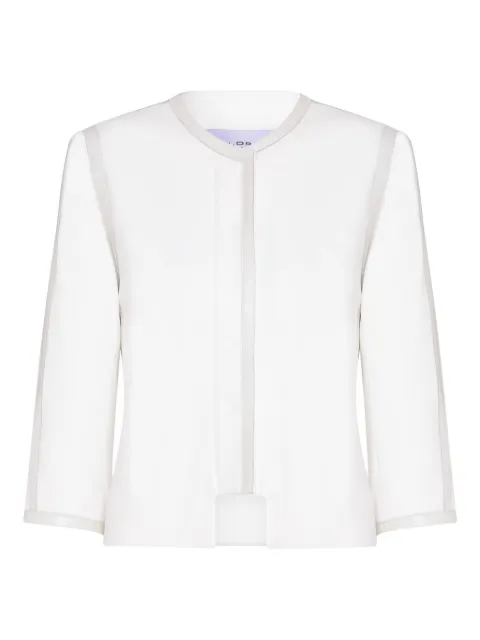 Gloria Coelho trim-detail jacket