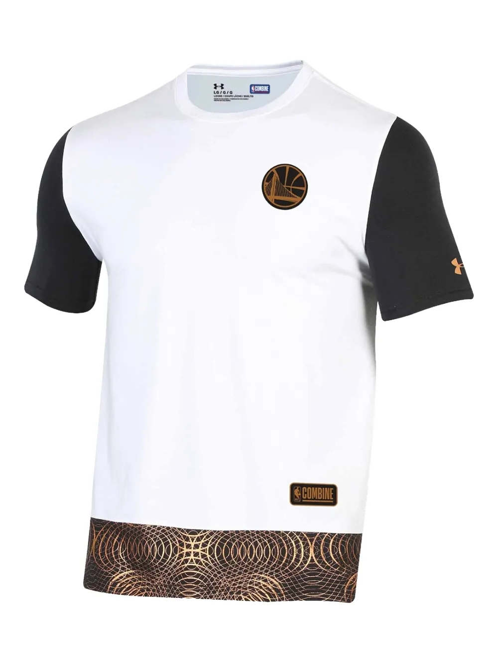 Under Armour NBA Golden State Warriors 2018 Combine Alpha T-shirt - Bianco