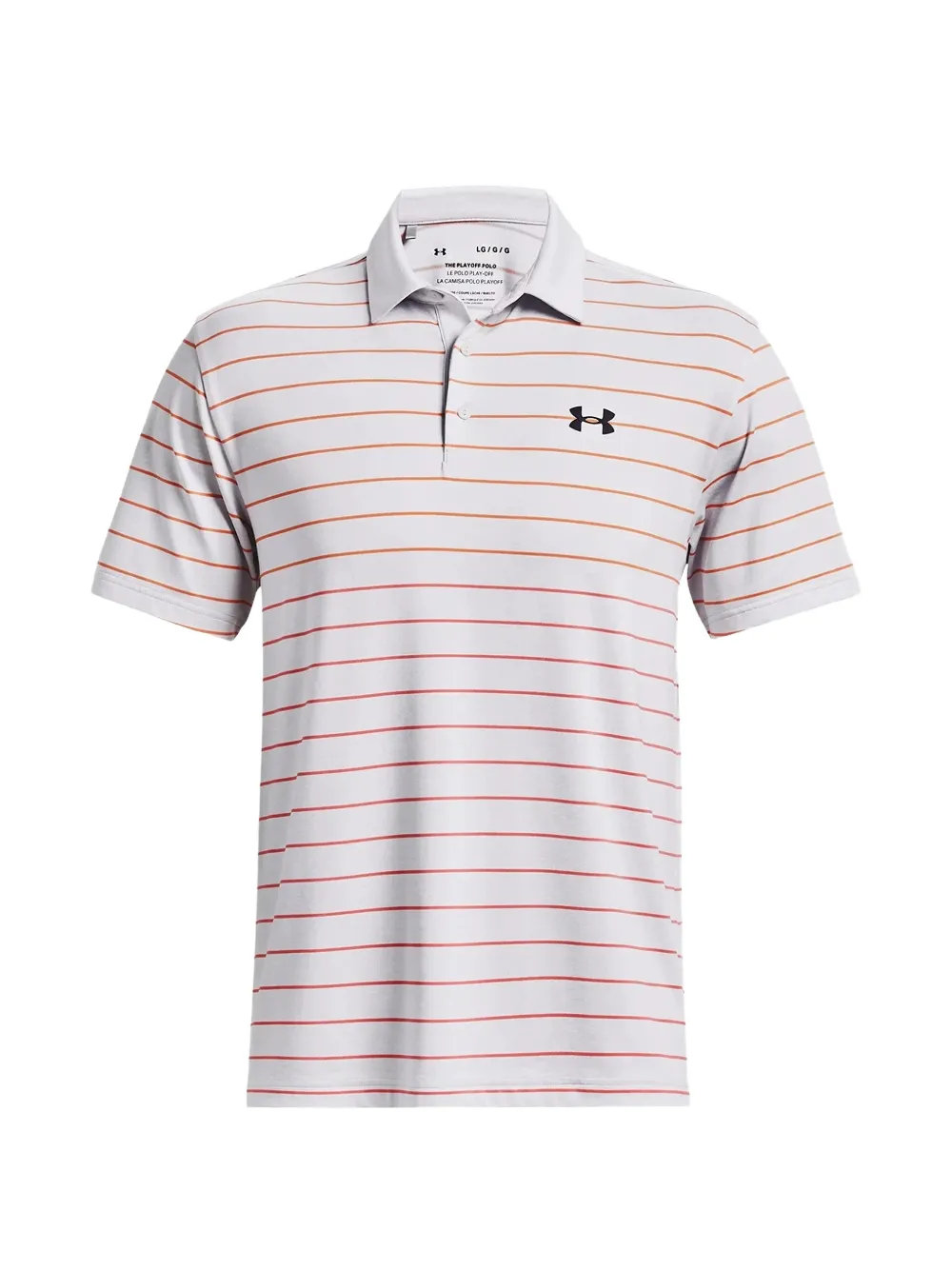Under Armour Playoff 3.0 striped polo shirt - Grigio