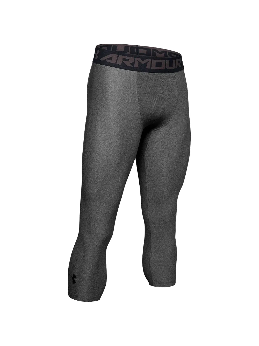 Under Armour HeatGear Leggings mit Logo - Grau
