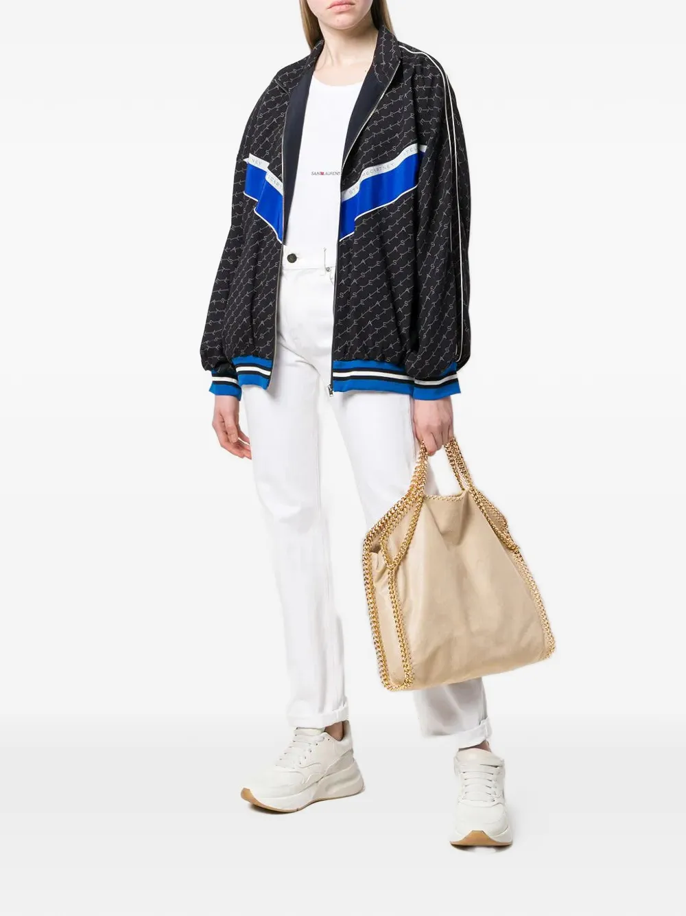 Stella McCartney Falabella fold-over tote bag - Goud