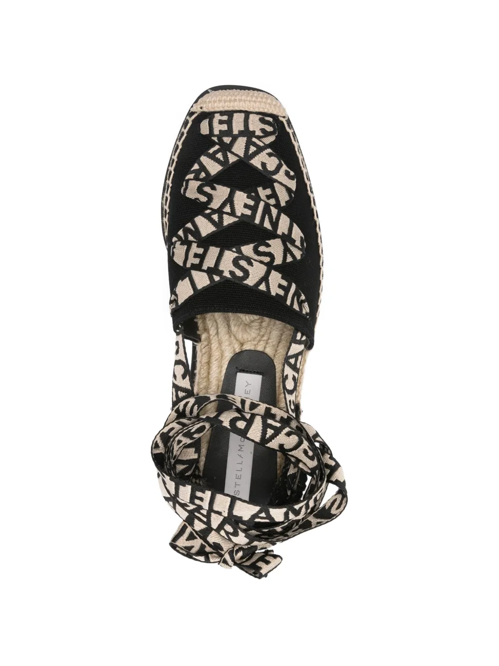 Stella McCartney Gaia platform espadrilles Zwart