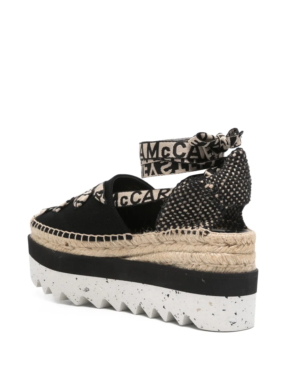 Stella McCartney Gaia platform espadrilles Zwart