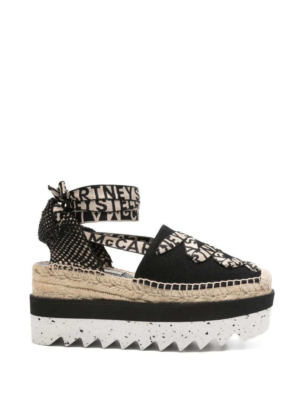 Stella McCartney Gaia platform espadrilles Zwart