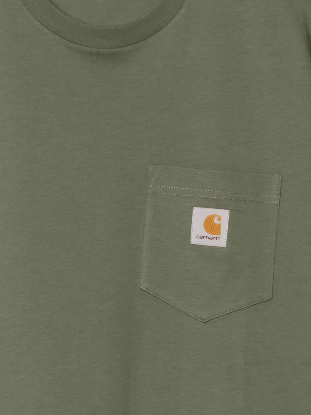 Carhartt WIP T-shirt met logo zak Groen