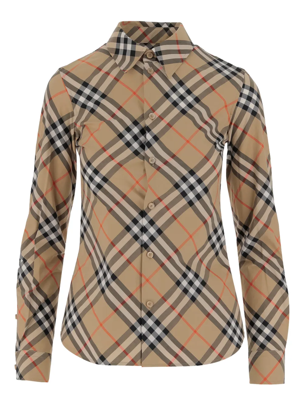 Burberry checked shirt - Toni neutri